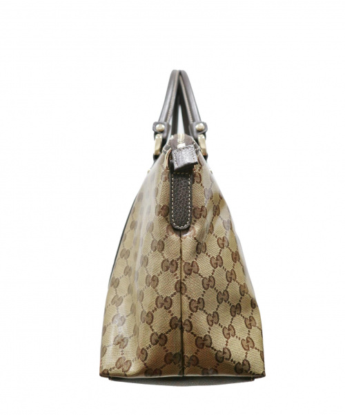 GUCCI（グッチ）GUCCI (グッチ) 2WAYトートバッグ ブラウン GGクリスタル 341503 213048の古着・服飾アイテム