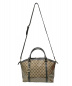 中古・古着 GUCCI (グッチ) 2WAYトートバッグ ブラウン GGクリスタル 341503 213048：59800円