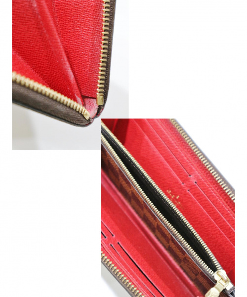 LOUIS VUITTON（ルイ ヴィトン）LOUIS VUITTON (ルイヴィトン) ポルトフォイユ・クレマンス ブラウン サイズ:- ダミエ N60534 CA1128の古着・服飾アイテム