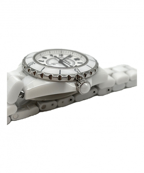 CHANEL（シャネル）CHANEL (シャネル) J12/H0968  ホワイト サイズ:33ｍｍ クォーツ セラミックの古着・服飾アイテム