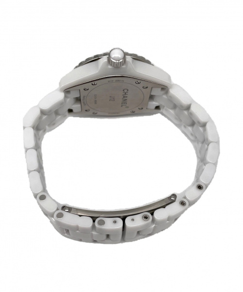 CHANEL（シャネル）CHANEL (シャネル) J12/H0968  ホワイト サイズ:33ｍｍ クォーツ セラミックの古着・服飾アイテム