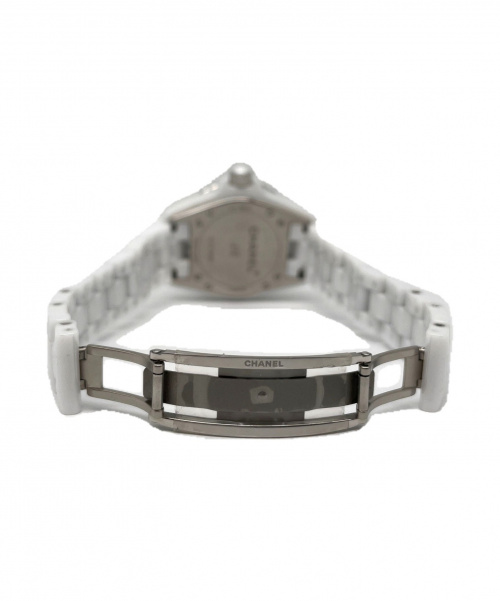 CHANEL（シャネル）CHANEL (シャネル) J12/H0968  ホワイト サイズ:33ｍｍ クォーツ セラミックの古着・服飾アイテム