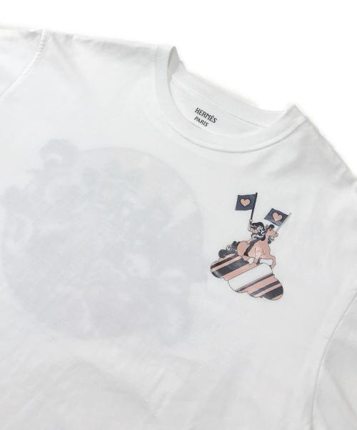 HERMES（エルメス）HERMES (エルメス) Tシャツ ホワイト サイズ:SIZE36の古着・服飾アイテム