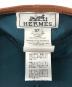 中古・古着 HERMES (エルメス) サントノーレベレー帽 ネイビー：12000円