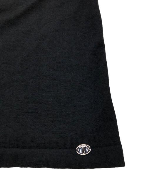CHANEL（シャネル）CHANEL (シャネル) カシミヤシルクニット ブラック サイズ:38の古着・服飾アイテム