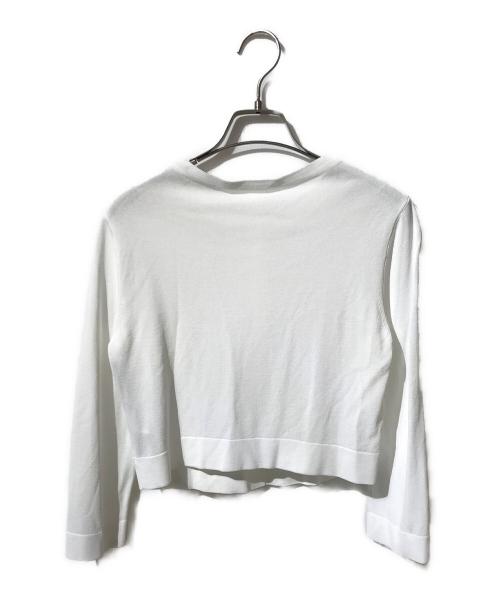 FOXEY（フォクシー）FOXEY (フォクシー) Upper Standard Cardigan/アッパースタンダードカーディガン ホワイト サイズ:38の古着・服飾アイテム