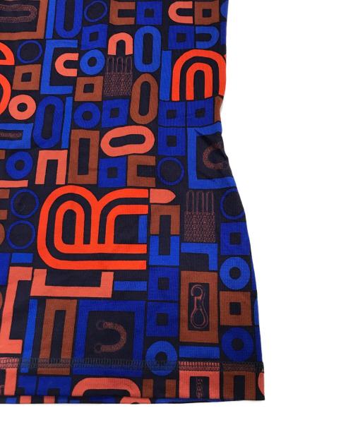 HERMES（エルメス）HERMES (エルメス) 総柄カットソー ブルー サイズ:34の古着・服飾アイテム