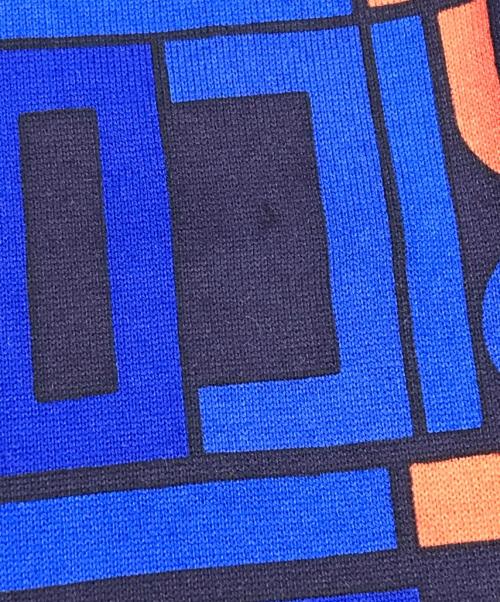 HERMES（エルメス）HERMES (エルメス) 総柄カットソー ブルー サイズ:34の古着・服飾アイテム