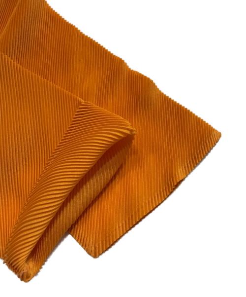 PLEATS PLEASE（プリーツプリーズ）PLEATS PLEASE (プリーツプリーズ) プリーツカットソー オレンジ サイズ:3の古着・服飾アイテム