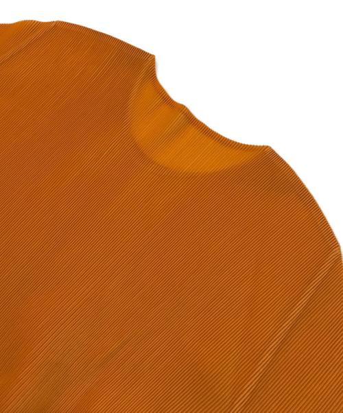 PLEATS PLEASE（プリーツプリーズ）PLEATS PLEASE (プリーツプリーズ) プリーツカットソー オレンジ サイズ:3の古着・服飾アイテム