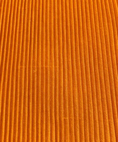 PLEATS PLEASE（プリーツプリーズ）PLEATS PLEASE (プリーツプリーズ) プリーツカットソー オレンジ サイズ:3の古着・服飾アイテム