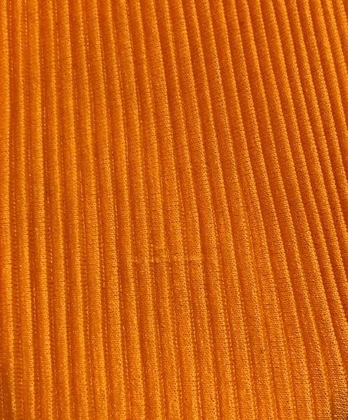 PLEATS PLEASE（プリーツプリーズ）PLEATS PLEASE (プリーツプリーズ) プリーツカットソー オレンジ サイズ:3の古着・服飾アイテム