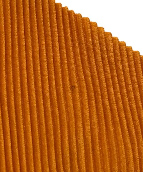 PLEATS PLEASE（プリーツプリーズ）PLEATS PLEASE (プリーツプリーズ) プリーツカットソー オレンジ サイズ:3の古着・服飾アイテム