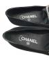 中古・古着 CHANEL (シャネル) ラインストーンローファー ブラック サイズ:35：18000円