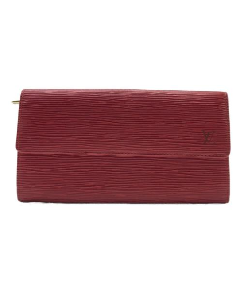 LOUIS VUITTON（ルイ ヴィトン）LOUIS VUITTON (ルイ ヴィトン) 長財布/エピ/ポルトフォイユ・サラ レッドの古着・服飾アイテム