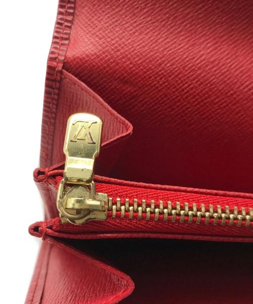 LOUIS VUITTON（ルイ ヴィトン）LOUIS VUITTON (ルイ ヴィトン) 長財布/エピ/ポルトフォイユ・サラ レッドの古着・服飾アイテム