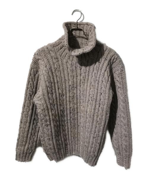 STRATHTAY by INVERALLAN（ストラステイ バイ インバーアラン）STRATHTAY by INVERALLAN (ストラステイ バイ インバーアラン) アランハイネックニット ベージュ サイズ:表記無しの古着・服飾アイテム