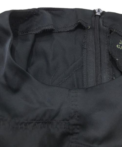 Jean Paul Gaultier FEMME（ジャンポールゴルチエ フェム）Jean Paul Gaultier FEMME (ジャンポールゴルチェフェム) クレイジーパターンステッチワンピース ブラック サイズ:40の古着・服飾アイテム