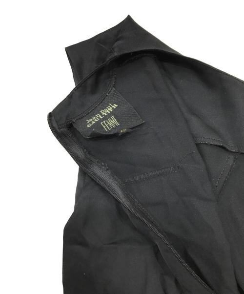 Jean Paul Gaultier FEMME（ジャンポールゴルチエ フェム）Jean Paul Gaultier FEMME (ジャンポールゴルチェフェム) クレイジーパターンステッチワンピース ブラック サイズ:40の古着・服飾アイテム