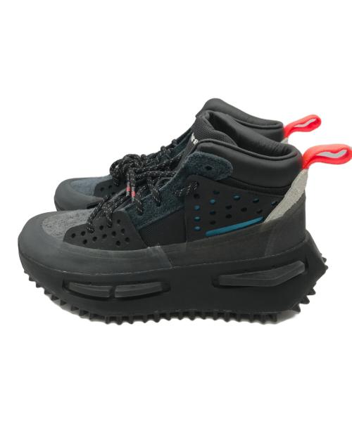 adidas（アディダス）adidas (アディダス) Hu NMD S1 RYAT ブラック×ブルー サイズ:US7/UK6.5/EU40/25㎝の古着・服飾アイテム