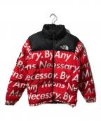 THE NORTH FACE×SUPREMEザ ノース フェイス×シュプリーム）の古着「Nuptse Jacket By Any Means Necessary」｜レッド