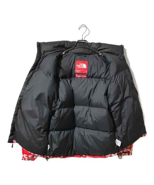 THE NORTH FACE（ザ ノース フェイス）THE NORTH FACE (ザ ノース フェイス) SUPREME (シュプリーム) Nuptse Jacket By Any Means Necessary レッド サイズ:Sの古着・服飾アイテム