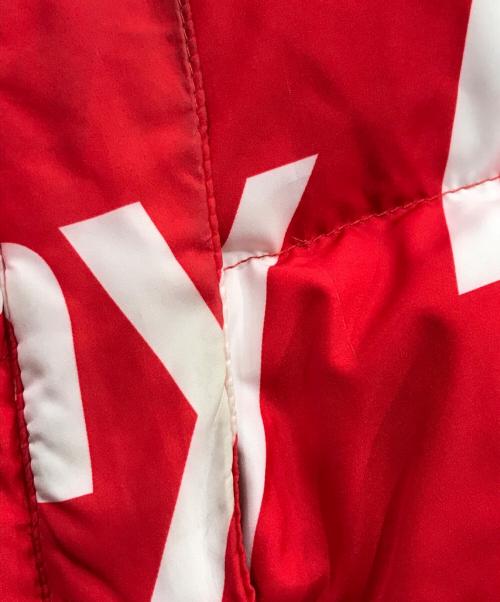 THE NORTH FACE（ザ ノース フェイス）THE NORTH FACE (ザ ノース フェイス) SUPREME (シュプリーム) Nuptse Jacket By Any Means Necessary レッド サイズ:Sの古着・服飾アイテム