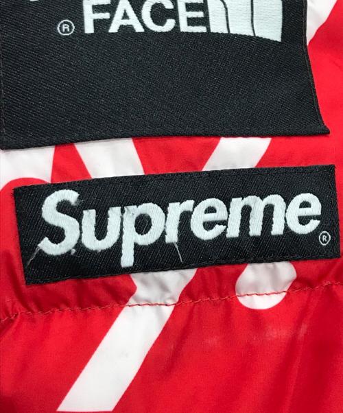 THE NORTH FACE（ザ ノース フェイス）THE NORTH FACE (ザ ノース フェイス) SUPREME (シュプリーム) Nuptse Jacket By Any Means Necessary レッド サイズ:Sの古着・服飾アイテム