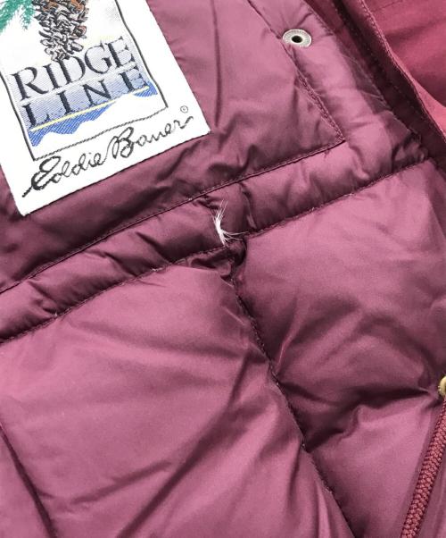Eddie Bauer（エディーバウアー）Eddie Bauer (エディーバウアー) ダウンジャケット エンジ サイズ:Mの古着・服飾アイテム