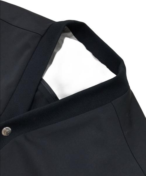 THE PERMANENT EYE（ザ パーマネント アイ）THE PERMANENT EYE (ザ パーマネント アイ) Washable High Function Jersey Snap Cardigan ブラック サイズ:44の古着・服飾アイテム