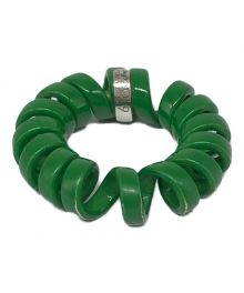 BOTTEGA VENETA（ボッテガベネタ）の古着「コイルリング」｜グリーン