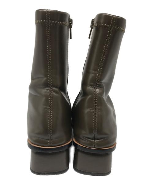 TODAYFUL（トゥデイフル）TODAYFUL (トゥデイフル) スクエアトゥブーツ ブラウン サイズ:37の古着・服飾アイテム