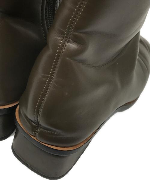 TODAYFUL（トゥデイフル）TODAYFUL (トゥデイフル) スクエアトゥブーツ ブラウン サイズ:37の古着・服飾アイテム