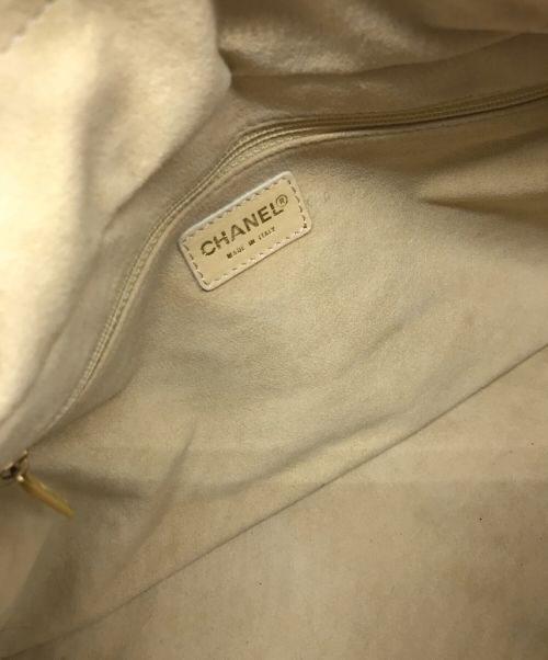 CHANEL（シャネル）CHANEL (シャネル) CHOCOLATEBAR JERSEY CC BOSTONBAG ワインレッドの古着・服飾アイテム