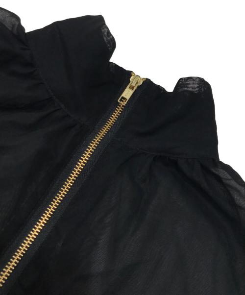 U by SPICK&SPAN（ユー バイ スピック＆スパン）U by SPICK&SPAN (ユー バイ スピック＆スパン) シアーブルゾン ブラック サイズ:FREEの古着・服飾アイテム