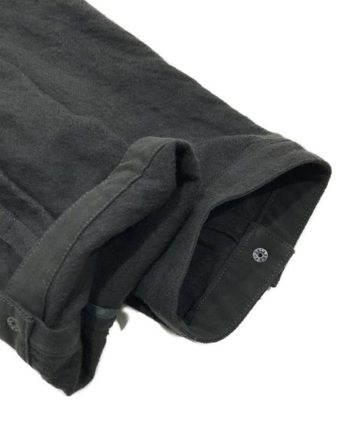 Y's（ワイズ）Y's (ワイズ) サイドスナップボタンウールシャツワンピース オリーブ サイズ:2の古着・服飾アイテム