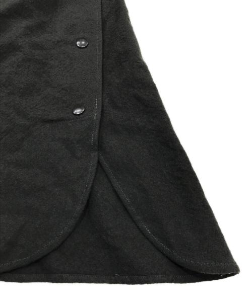 Y's（ワイズ）Y's (ワイズ) サイドスナップボタンウールシャツワンピース オリーブ サイズ:2の古着・服飾アイテム