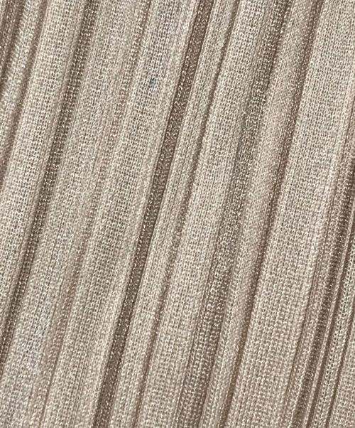 PLEATS PLEASE（プリーツプリーズ）PLEATS PLEASE (プリーツプリーズ) サイドジッププリーツワンピ ベージュ サイズ:3の古着・服飾アイテム