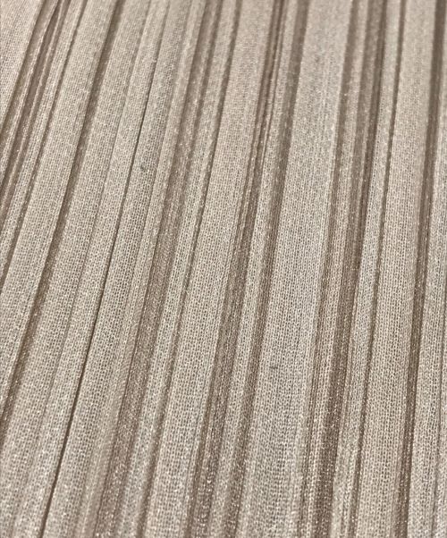 PLEATS PLEASE（プリーツプリーズ）PLEATS PLEASE (プリーツプリーズ) サイドジッププリーツワンピ ベージュ サイズ:3の古着・服飾アイテム