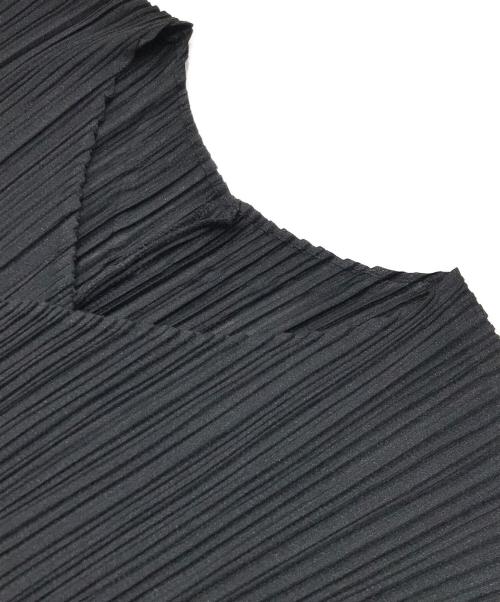 PLEATS PLEASE（プリーツプリーズ）PLEATS PLEASE (プリーツプリーズ) ロングカーディガン ブラック サイズ:2の古着・服飾アイテム