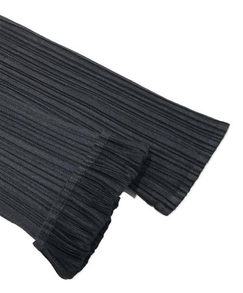 PLEATS PLEASE（プリーツプリーズ）PLEATS PLEASE (プリーツプリーズ) ロングカーディガン ブラック サイズ:2の古着・服飾アイテム