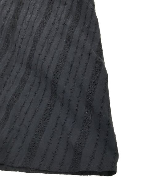 merlette（マーレット）merlette (マーレット) アイレットシャツ ブラック サイズ:XSの古着・服飾アイテム