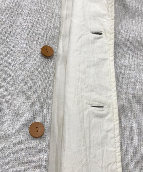 EASY TO WEAR（イージートゥウェアー）EASY TO WEAR (イージートゥウェアー) コットンリネンコート アイボリー サイズ:Fの古着・服飾アイテム