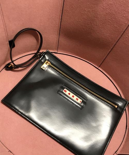 MARNI（マルニ）MARNI (マルニ) トロピカリアントートバック ブラックの古着・服飾アイテム