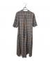 furfur (ファーファー) マドラスチェックワンピース ブラウン サイズ:ONE SIZE：5000円