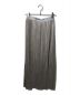 THINGS THAT MATTER (シングスザットマター) FOIL SATIN PLEATS NARROW SKIRT グレー サイズ:2：4000円