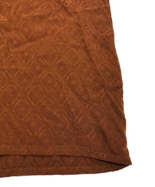 TODAYFUL（トゥデイフル）TODAYFUL (トゥデイフル) Satinjacquard Piping Shirts ブラウン サイズ:Fの古着・服飾アイテム