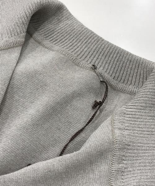 FOXEY（フォクシー）FOXEY (フォクシー) FBロゴ刺繍リネンロングカーディガン/RIVIERA/リビエラ ベージュ サイズ:FREEの古着・服飾アイテム