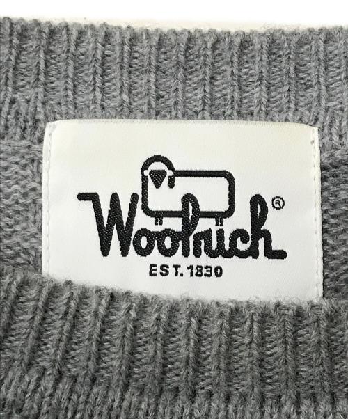 WOOLRICH（ウールリッチ）WOOLRICH (ウールリッチ) プルオーバーニット ライトグレー サイズ:Sの古着・服飾アイテム