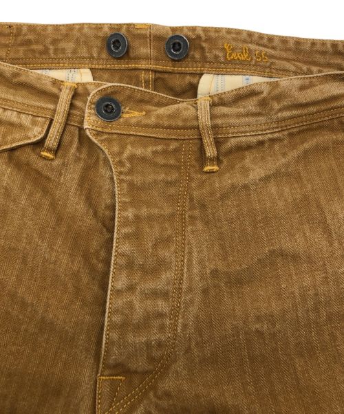 ORGUEIL（オルゲイユ）ORGUEIL (オルゲイユ) ERAL55 (エラル チンクアンタチンクエ) ヘリンボーンダックトラウザー/OR-1007 カーキ サイズ:31の古着・服飾アイテム